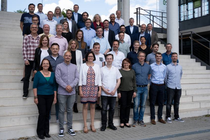 Gruppenbild mit Mitgliedern der Fakultät